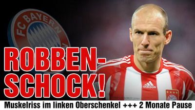Arjen Robben accidentare Bayern Munchen Olanda