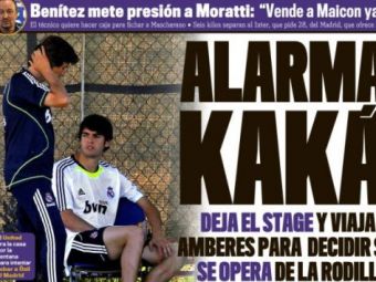 
	Alarma la Real Madrid: Kaka e din nou RUPT! Vezi cat va lipsi!
