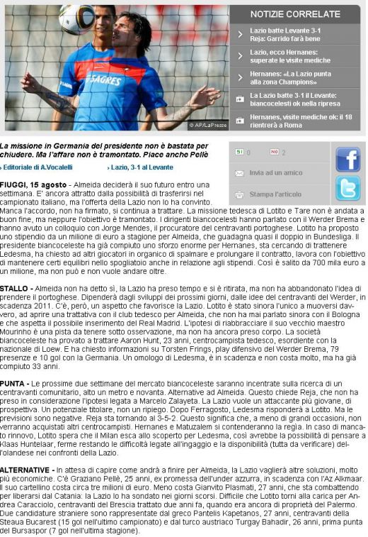 Lazio NU a renuntat la Kapetanos! Vezi ce scrie azi presa din Italia despre transfer_2