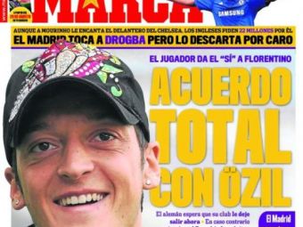 
	Real Madrid, ACORD TOTAL cu Ozil pentru 14 milioane de euro: vezi de ce l-a ratat pe Drogba!
