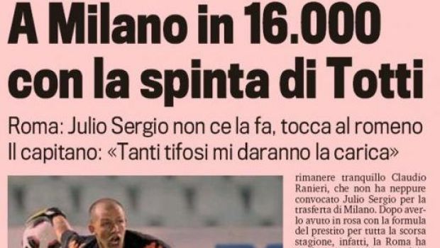 
	Lobont, anuntat titular la Roma cu Inter! &quot;E crescut in Transilvania printre vampiri si Roma nu a pierdut niciodata cu el in poarta&quot;
