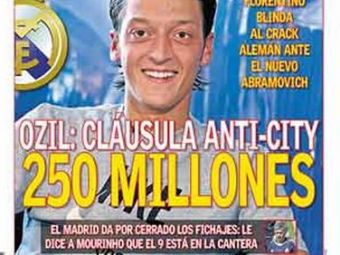 
	Clauza ANTI-CITY! Real Madrid i-a fixat pretul lui OZIL: 250 de MILIOANE de euro!
