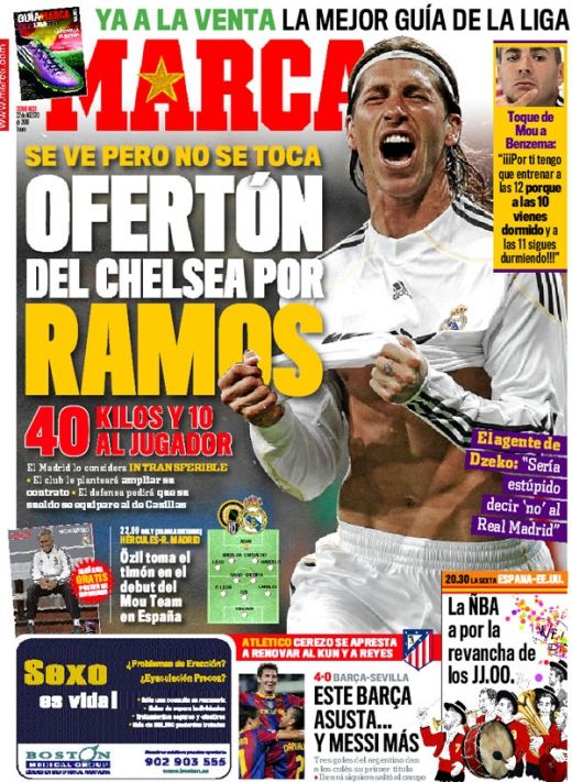 Chelsea vrea un campion mondial: 40 de milioane pentru Sergio Ramos si 10 milioane salariu!_2