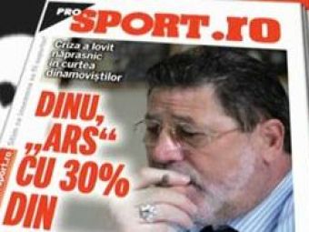 
	Citeste joi in ProSport: Ce consecinte va avea criza financiara de la Dinamo
