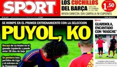 
	Veste proasta pentru Barcelona: Puyol s-a RUPT in cantonamentul nationalei! Vezi cat va lipsi
