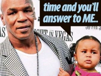 
	Atentie, caine rau! ! La numai 2 ani, fata lui Mike Tyson musca mai tare decat tatal ei!
