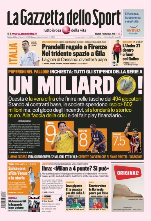 Salariile jucatorilor din Serie A au depasit 1 MILIARD de euro! Vezi cu cat sunt platiti jucatorii romani:_2