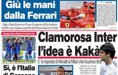 Moratti le pregateste o SURPRIZA fanilor lui Milan: "Kaka la Inter? Este o idee frumoasa!"_2