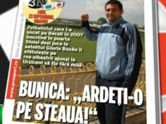 
	Citeste joi in ProSport: Mesajul ultimului angajat al lui Gigi care a ras de Steaua!
