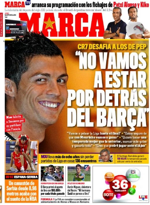 Cristiano Ronaldo: "Nu suntem INFERIORI Barcelonei, vom castiga titlul!"_2
