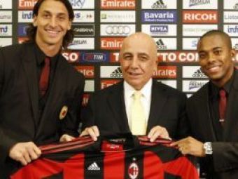 
	FOTO: Robinho si Ibrahimovic, prezentati oficial la AC Milan! Ibra: &quot;Vom fi peste Inter in campionat&quot;
