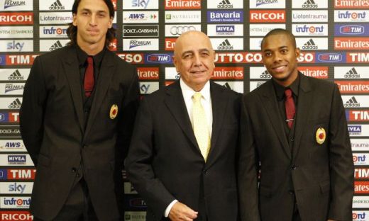 FOTO: Robinho si Ibrahimovic, prezentati oficial la AC Milan! Ibra: "Vom fi peste Inter in campionat"_9
