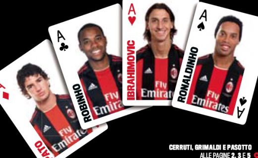 Gigi, asa se joaca POKERUL adevarat! Ronaldinho, Pato, Robinho si Ibra, ASII lui Berlusconi!_1
