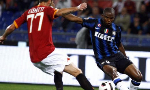 VIDEO! Lobont, gata sa se bata cu CFR: L-a anihilat pe Eto'o! Roma 1-0 Inter, dupa un gol DRAMATIC in min. 92!_17