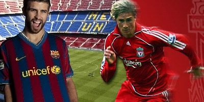 Barcelona Fernando Torres Liverpool Pique