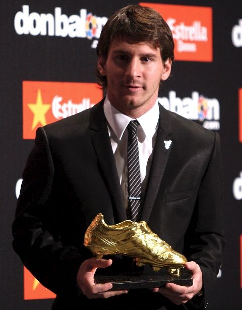 VIDEO / Messi a fost incoronat cel mai bun marcator din Europa! Vezi cu ce ghete va juca!_22
