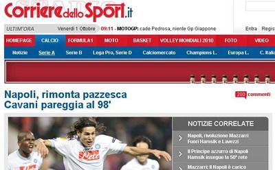 Corriere dello Sport Europa League Napoli Steaua