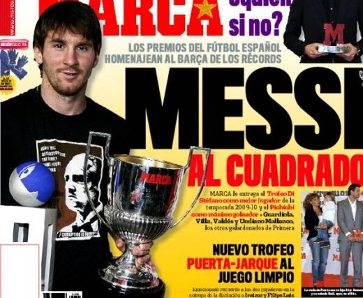Culmea! Jucatorii Barcelonei au castigat toate premiile de la ziarul de casa al Realului!_6