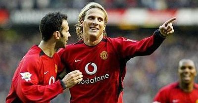 Atletico Madrid Diego Forlan Manchester United