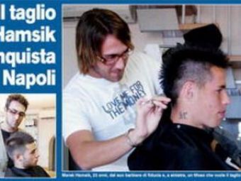 
	Mii de fani ai lui Napoli au luat cu asalt frizeriile ca sa se tunda ca Hamsik!
