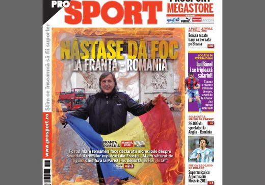 Ilie Nastase Echipa Nationala Franta Romania