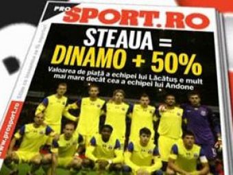 Citeste vineri in ProSport! Cum a ajuns lotul lui Dinamo la doar 50% din Steaua!