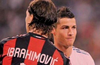 Cristiano Ronaldo AC Milan Real Madrid Zlatan Ibrahimovic