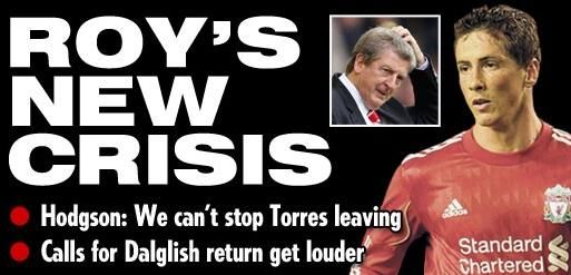 
	Hodgson a facut o CRIZA de nervi! &quot;Nu putem sa-l facem pe Torres sa ramana!&quot; Ce legenda e chemata s-o salveze pe Liverpool
