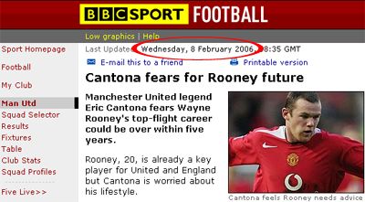 
	Cantona, mai tare ca Nostradamus: vezi cum a prezis sfarsitul lui Rooney acum 5 ani
