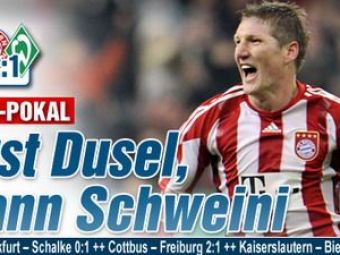 
	VIDEO / MEGA torpila Schweinsteiger! Bayern 2-1 Werder Bremen:
