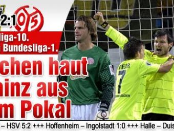 
	SENZATIE! Liderul Germaniei, UMILIT in Cupa! Vezi cum a fost eliminata Mainz de o echipa din Liga a II-a! VIDEO
