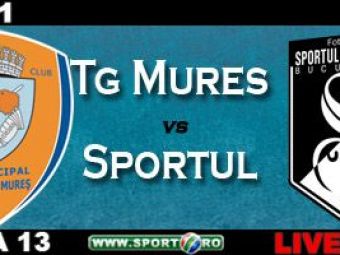 
	Targu Mures 4-1 Sportul! VEZI fazele meciului si marcatorii!
