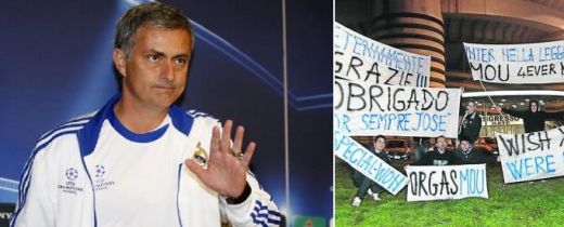 FOTO: Mourinho, primit ca un ZEU pe San Siro! Ce MESAJE i-au adresat fanii lui Inter:_1