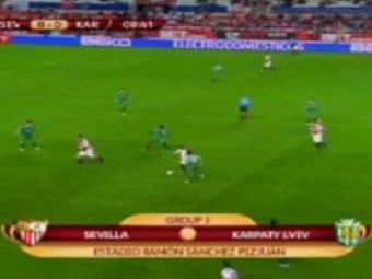 
	VIDEO: Sevilla a facut scorul serii in Europa League: 4-0 cu Karpaty Lvov! Vezi golul superb marcat de Cigarini
