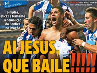 
	VIDEO UMILINTA MAXIMA! Porto a demolat Benfica cu 5-0 pe Dragao! Hulk si Falcao au reusit doua goluri de pe alta planeta!

