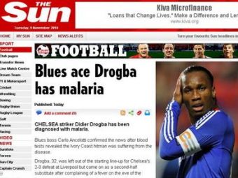 
	Drogba are malarie!
