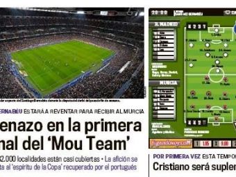 17 ani de SECETA la Real! Mourinho a decis: Ronaldo, doar rezerva cu Murcia!