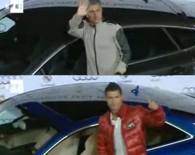 Jose Mourinho Audi Cristiano Ronaldo masini