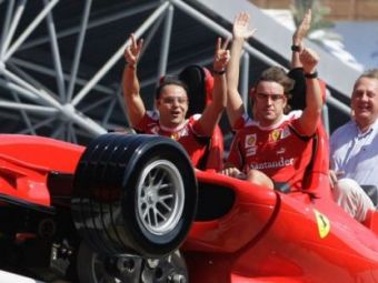 VIDEO / Massa si Alonso s-au dat intr-un montagne-russe care atinge 240 km/h in 4.9 secunde: