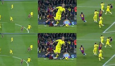 
	Real ataca: 3 greseli mari la Barcelona - Villarreal! Vezi cum a fost &#39;ajutata&#39; Barcelona sa castige! Esti de acord?
