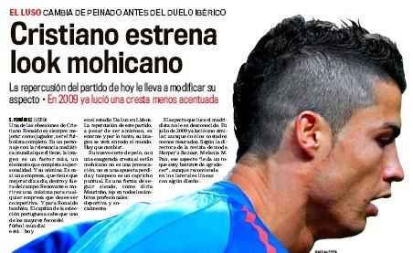 Ce porecla i-au gasit spaniolii lui Cristiano Ronaldo: MOHICANUL! SUPER FOTO! Vezi ce freza avea cand l-a descoperit Boloni!_2