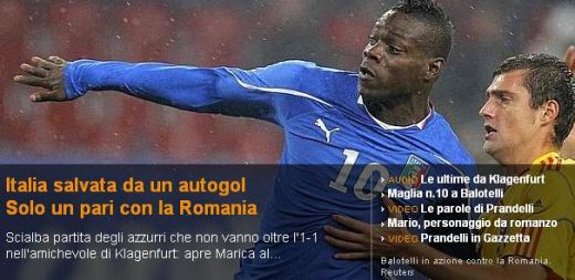 Gazzetta dello Sport Italia Romania