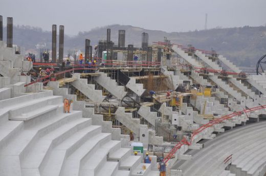 Noul stadion din Cluj costa cu 10 milioane de euro mai mult! FOTO: Cluj Arena incepe sa semene cu macheta!_1