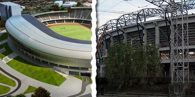 
	Noul stadion din Cluj costa cu 10 milioane de euro mai mult! FOTO: Cluj Arena incepe sa semene cu macheta!
