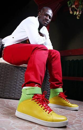 N'Doye si-a tras pantofi personalizati, in culorile Senegalului! FOTO:_1