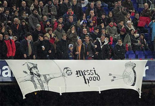 "Mourinho va ramane mereu un translator" SUPER FOTO: MESAJELE fanilor de pe Camp Nou:_8