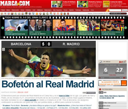 O mana de goluri, Mourinho umilit pe Camp Nou: Barcelona 5-0 Real! Vezi aici golurile! VIDEO_57