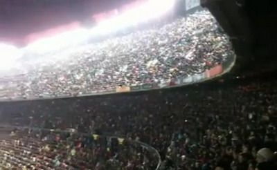 VIDEO / Ce i-au strigat 100.000 de oameni lui Mourinho pe Camp Nou: