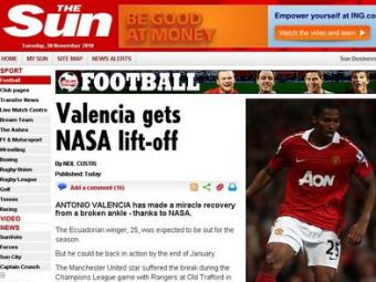 
	Manchester l-a recuperat pe Valencia cu ajutorul NASA!
