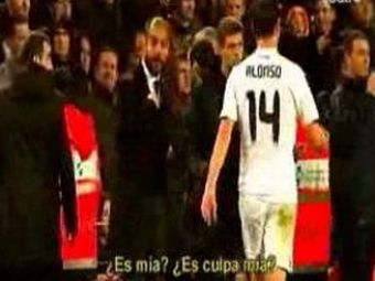 
	VIDEO! Guardiola s-a certat pe teren si cu Xabi Alonso din cauza lui Cristiano Ronaldo: &quot;El m-a lovit!!&quot;
